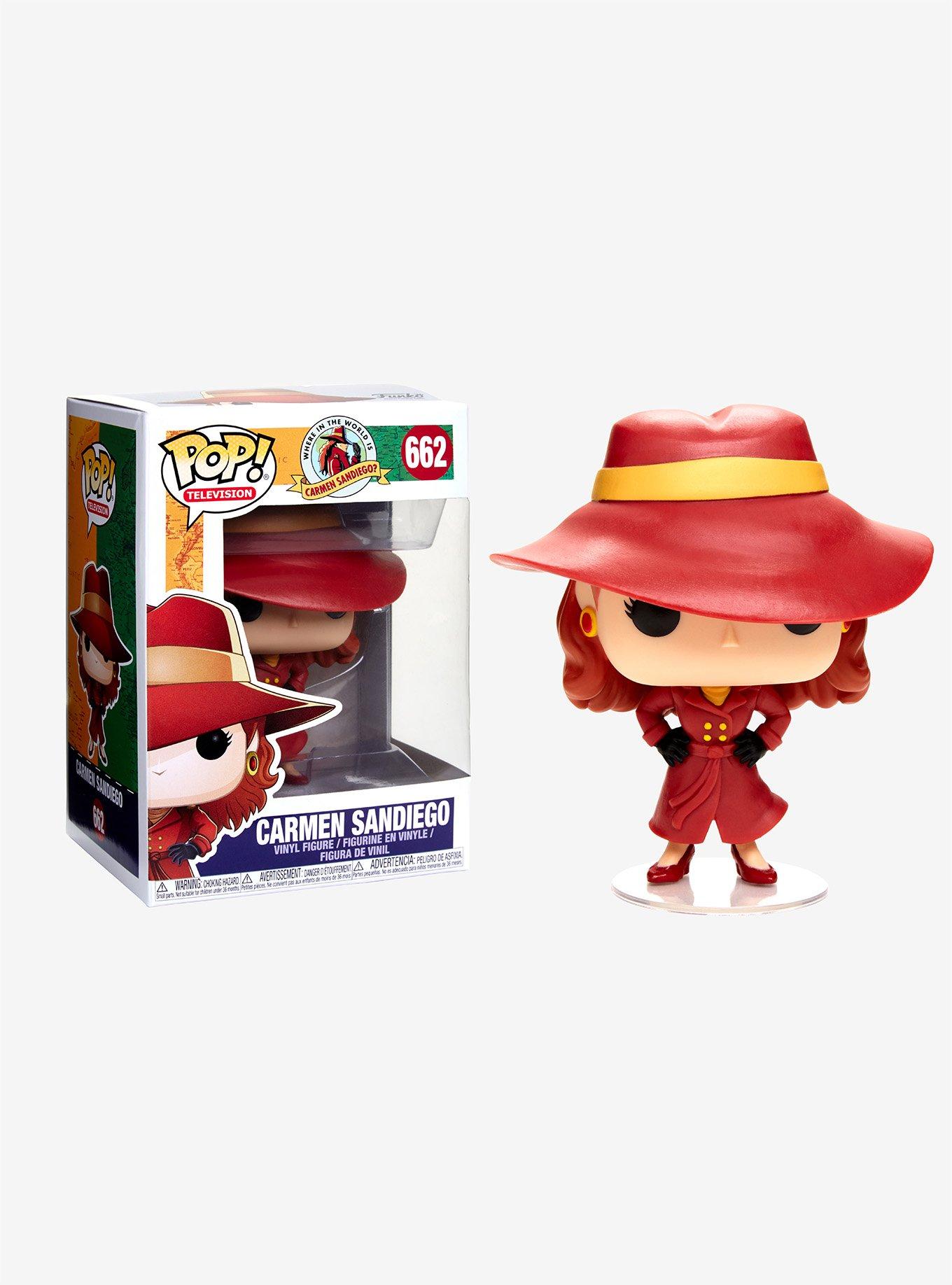 Funko Pop! Where In The World Is Carmen Sandiego? Carmen Sandiego Vinyl Figure, , hi-res