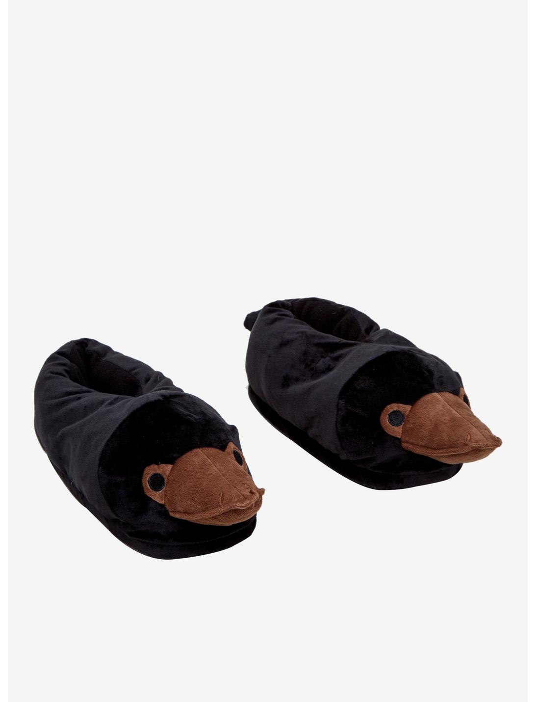Fantastic Beasts: The Crimes of Grindelwald Niffler Cozy Slippers, BROWN, hi-res