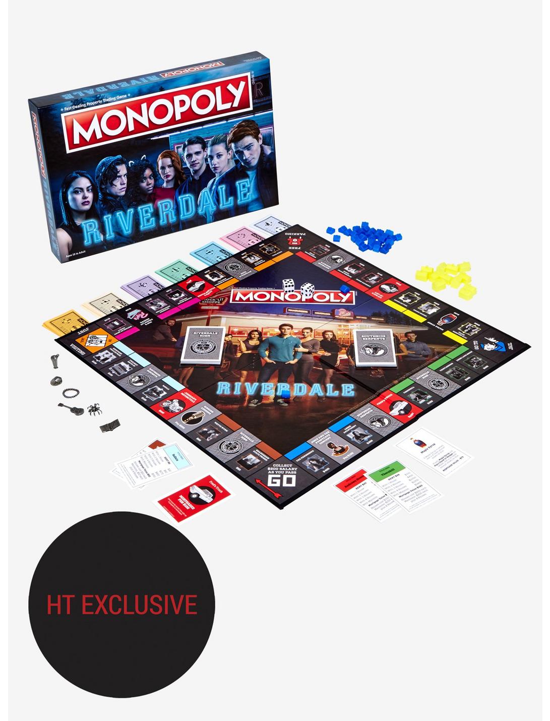 Riverdale Monopoly Board Game Hot Topic Exclusive, , hi-res