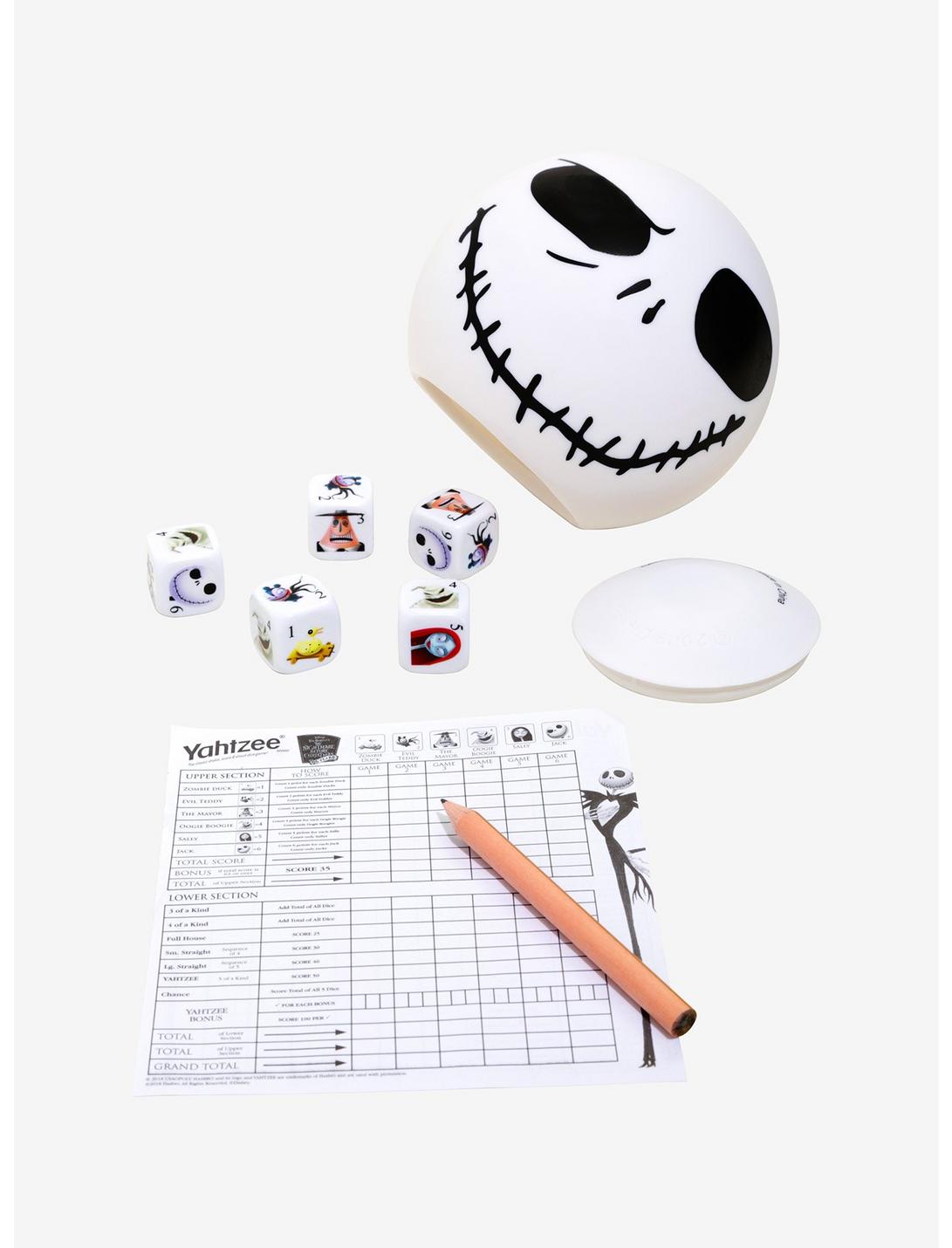 The Nightmare Before Christmas 25th Anniversary Edition Yahtzee Game, , hi-res