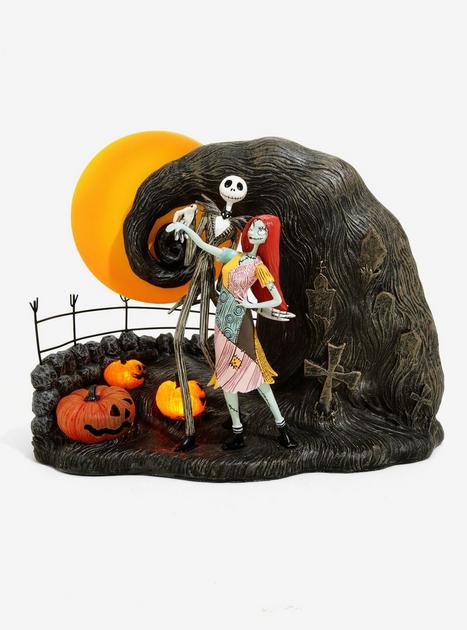 The Nightmare Before Christmas Jack & Sally Spiral Hill Statue | BoxLunch