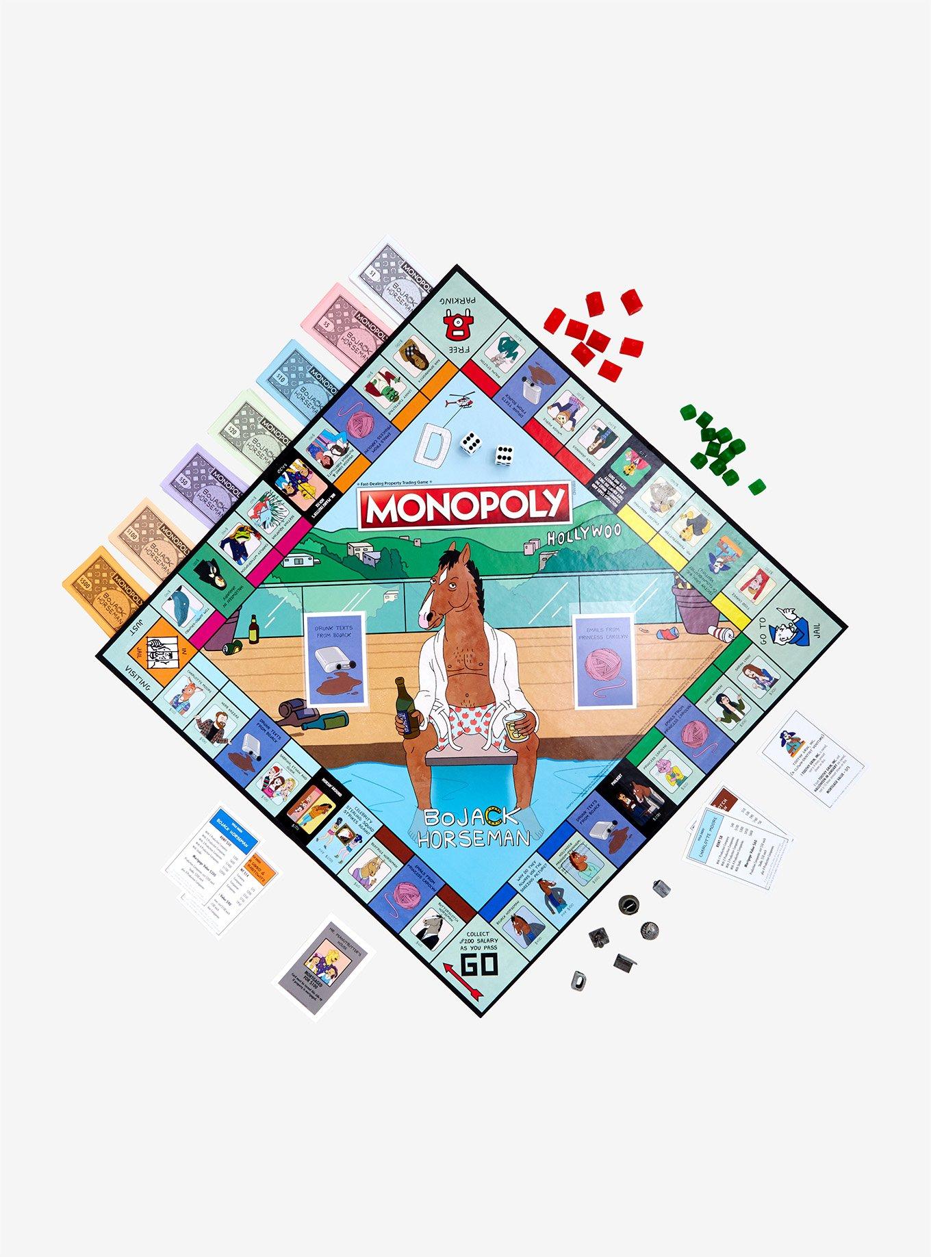 Bojack Horseman Edition Monopoly Board Game, , hi-res