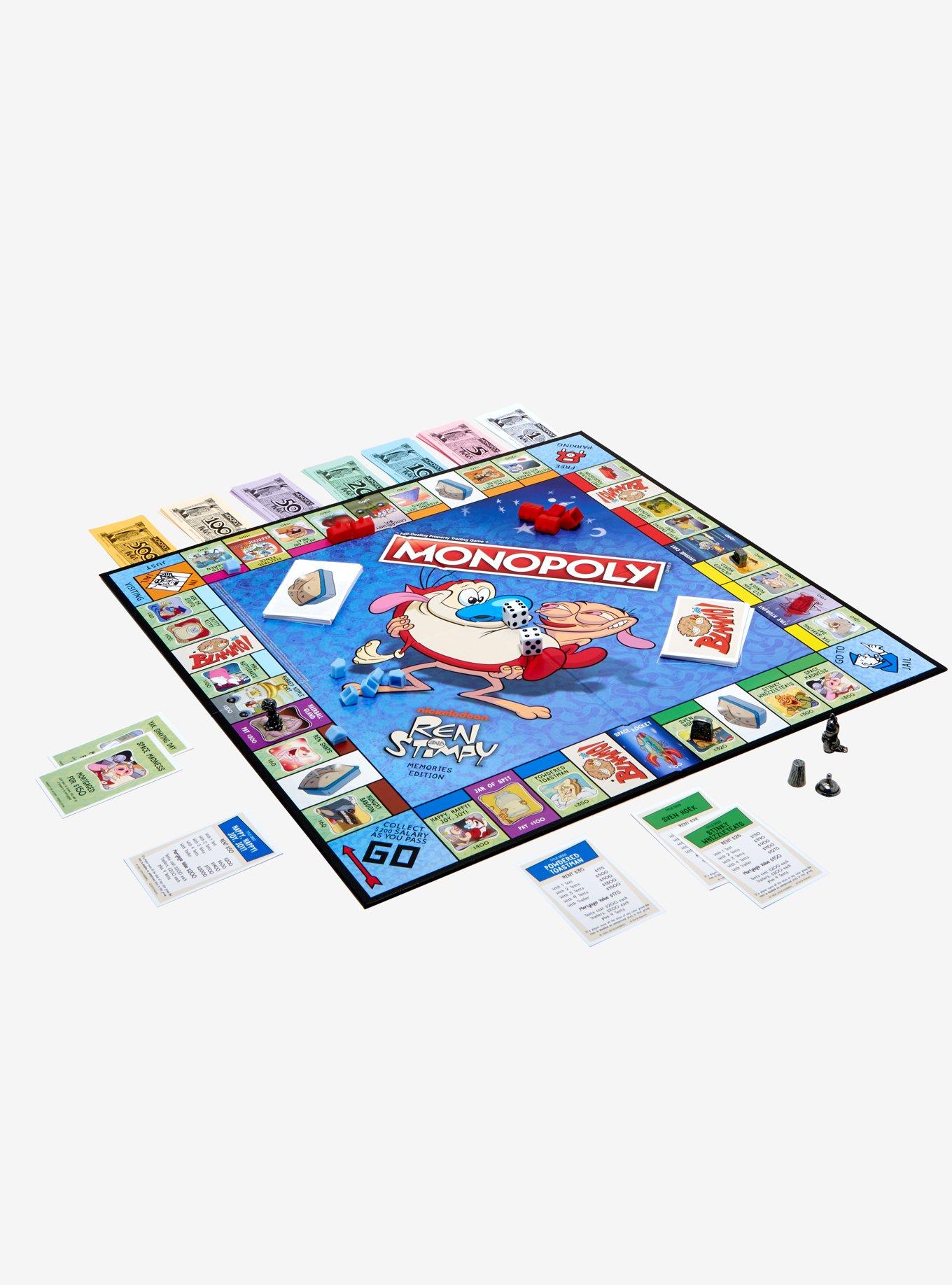 The Ren And Stimpy Show Memories Edition Monopoly Board Game, , hi-res