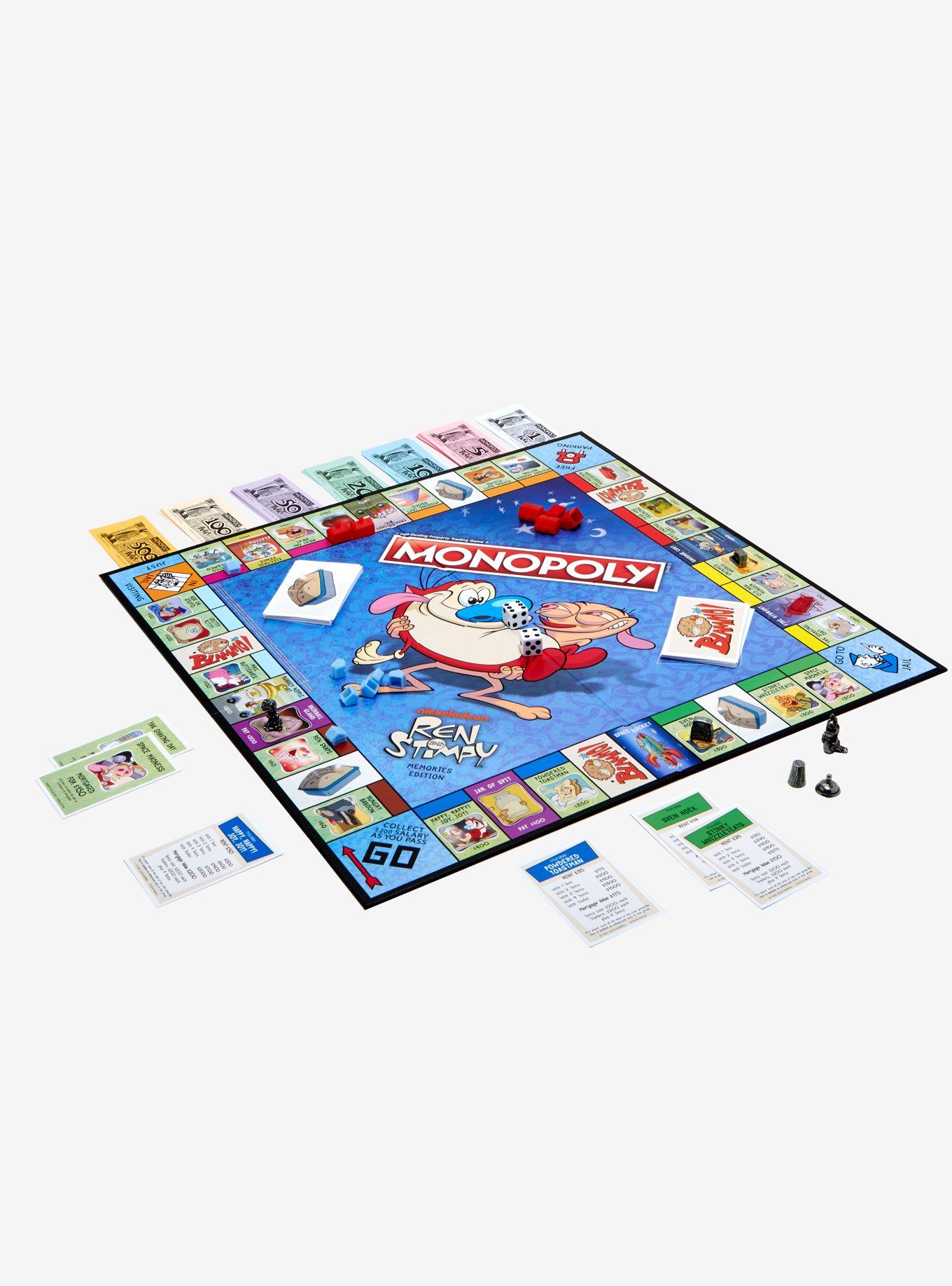 The Ren And Stimpy Show Memories Edition Monopoly Board Game, , hi-res