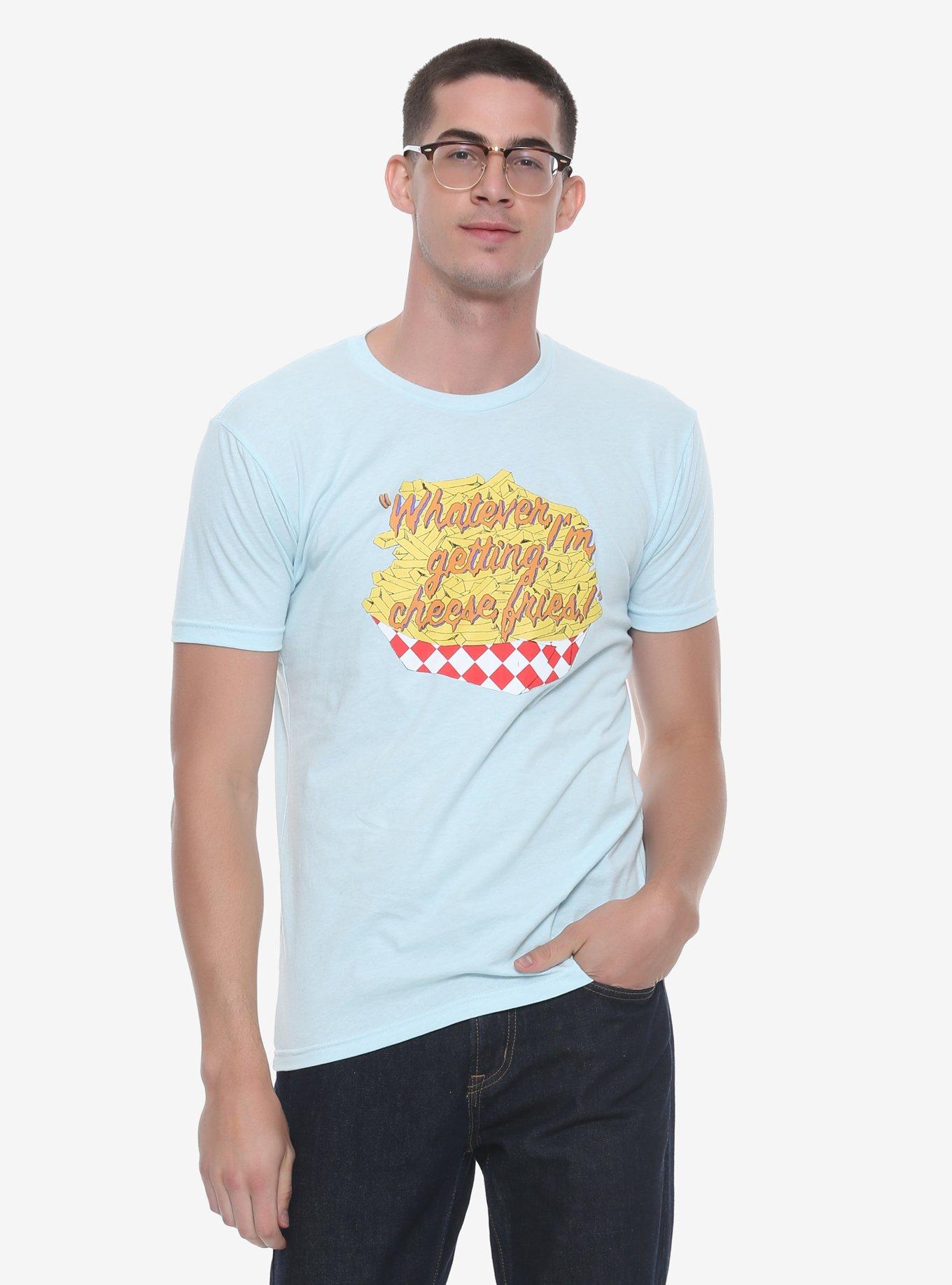 Mean Girls Cheese Fries T-Shirt - BoxLunch Exclusive, BLUE, hi-res
