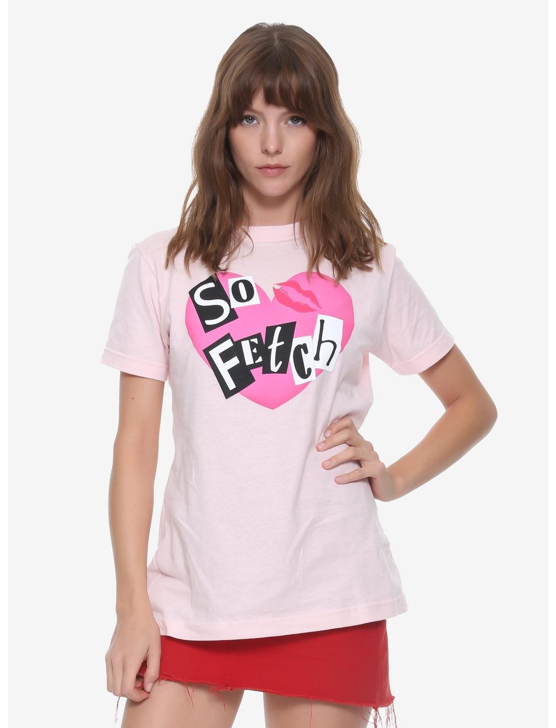 Mean Girls So Fetch Womens Tee - BoxLunch Exclusive, PINK, hi-res