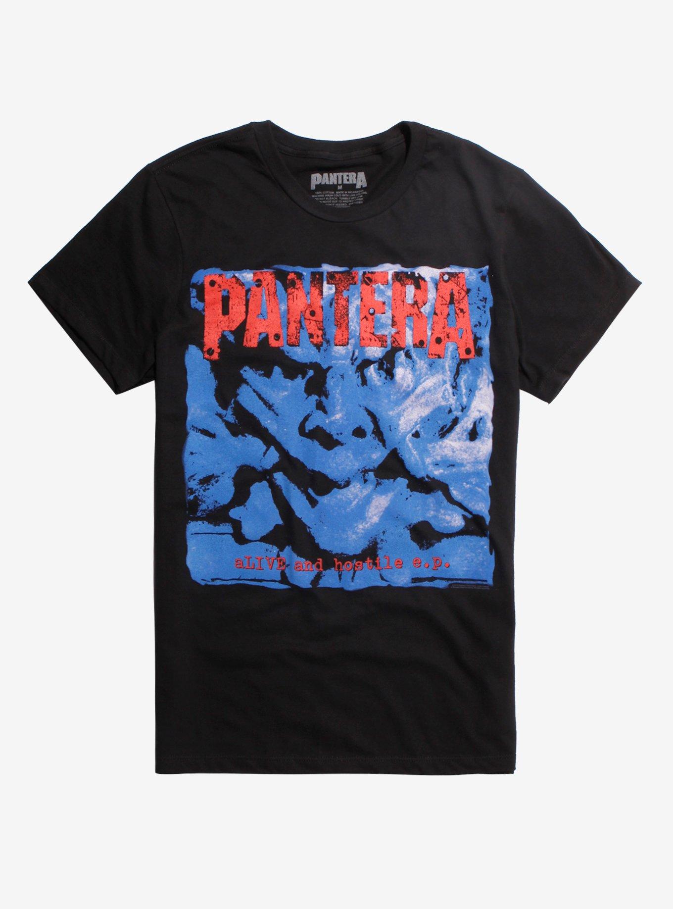 Pantera Alive And Hostile T-Shirt, BLACK, hi-res