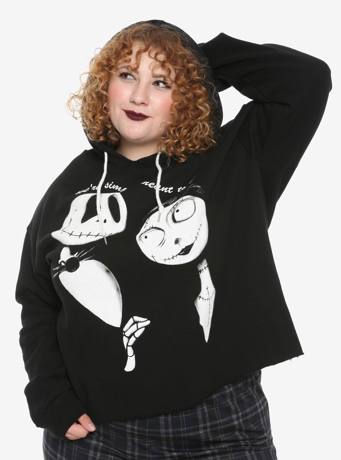 Nightmare before christmas discount hoodie plus size