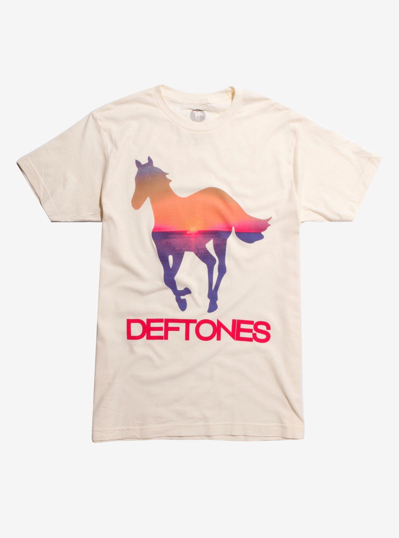 Deftones Sunrise Pony T-Shirt, YELLOW, hi-res