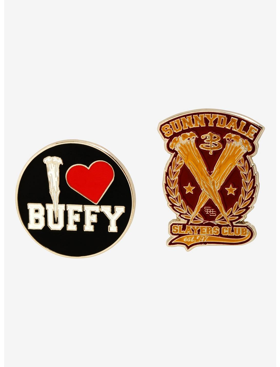 Buffy The Vampire Slayer Heart Enamel Pin Set, , hi-res
