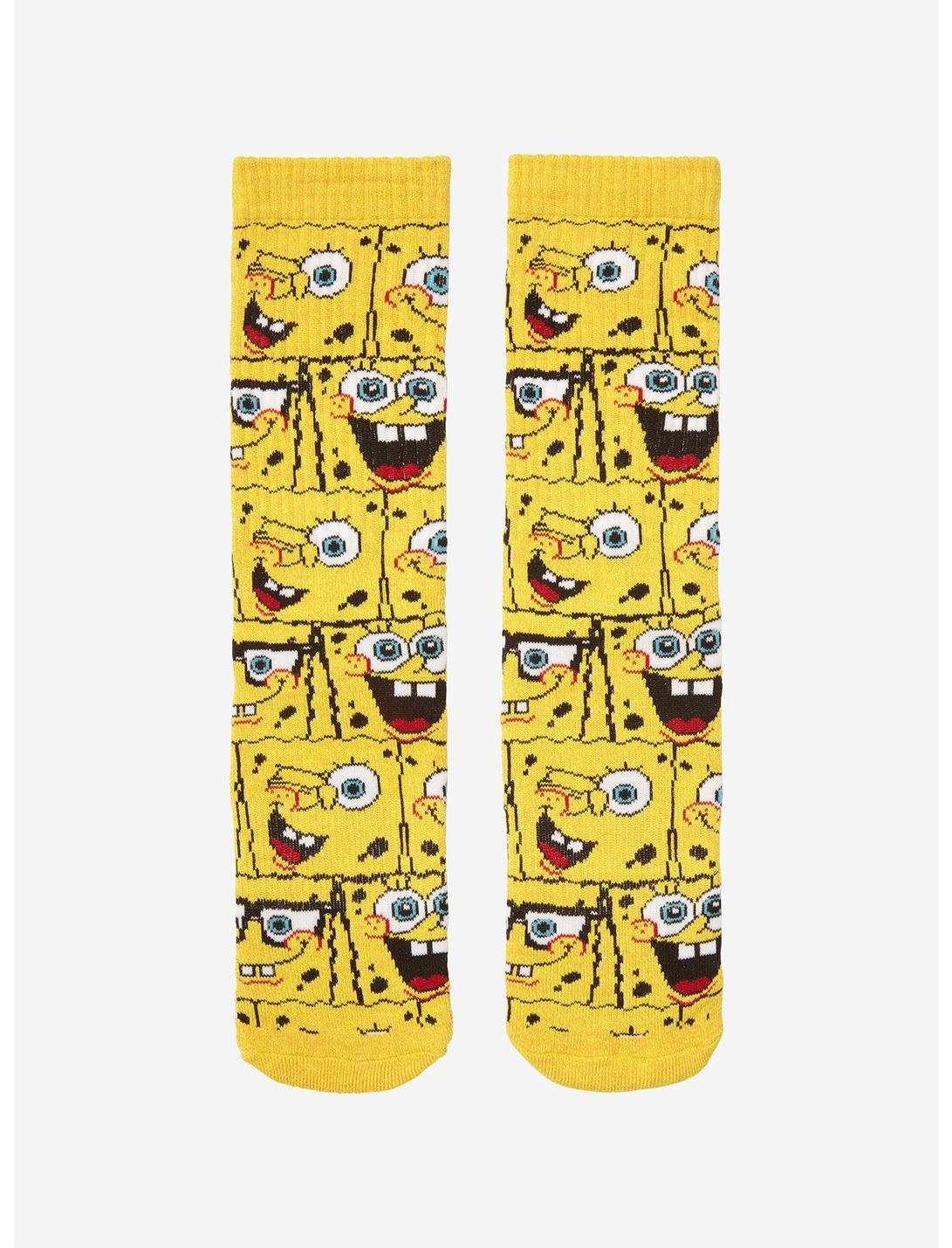 SpongeBob SquarePants Expressions Crew Socks, , hi-res