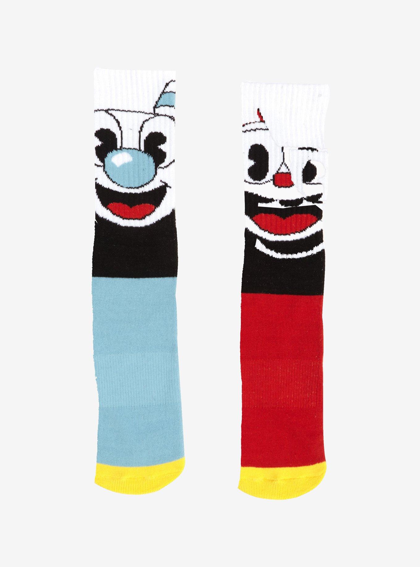 Cuphead Mismatched Crew Socks, , hi-res