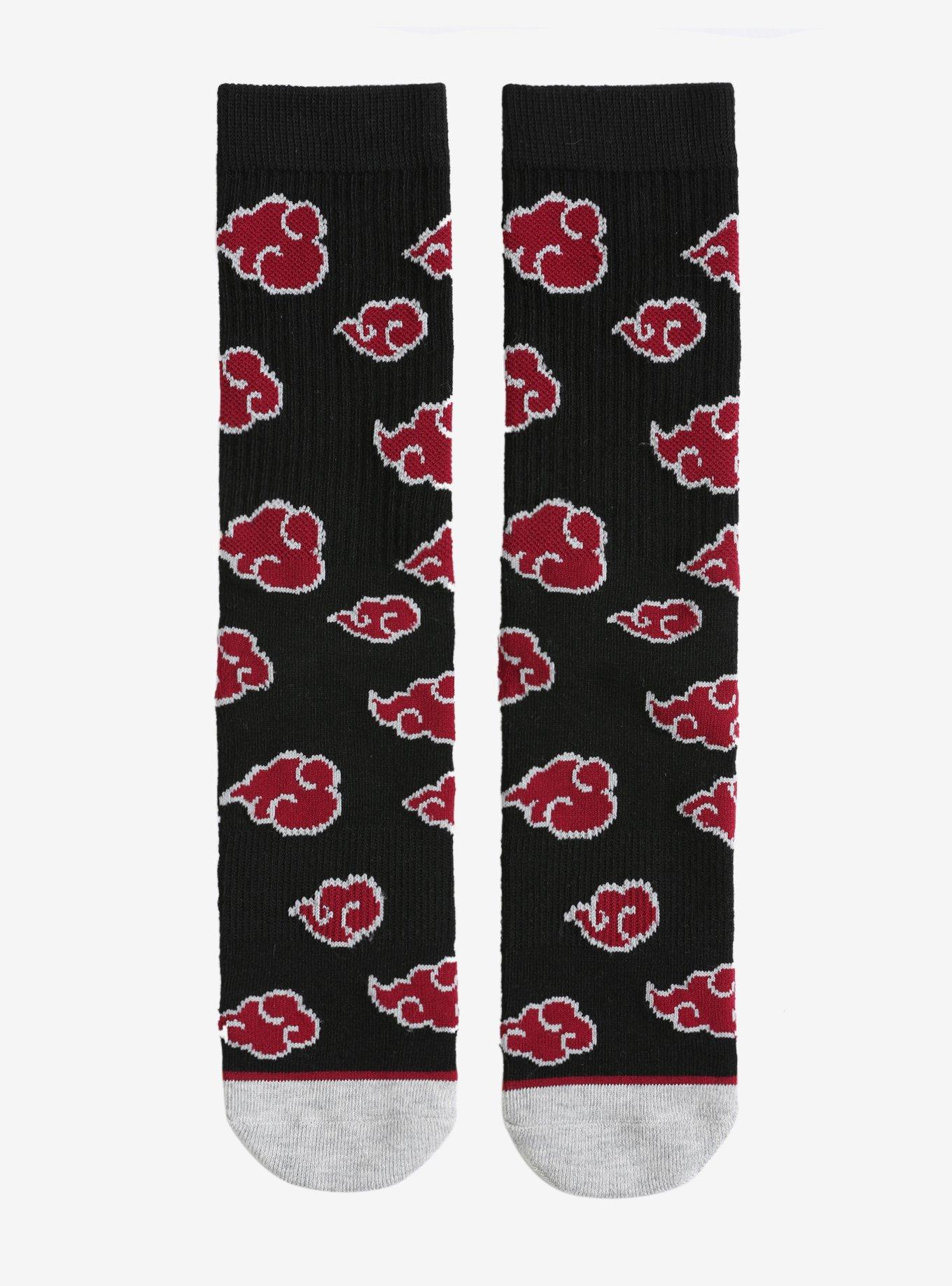 Naruto Shippuden Akatsuki Crew Socks, , hi-res