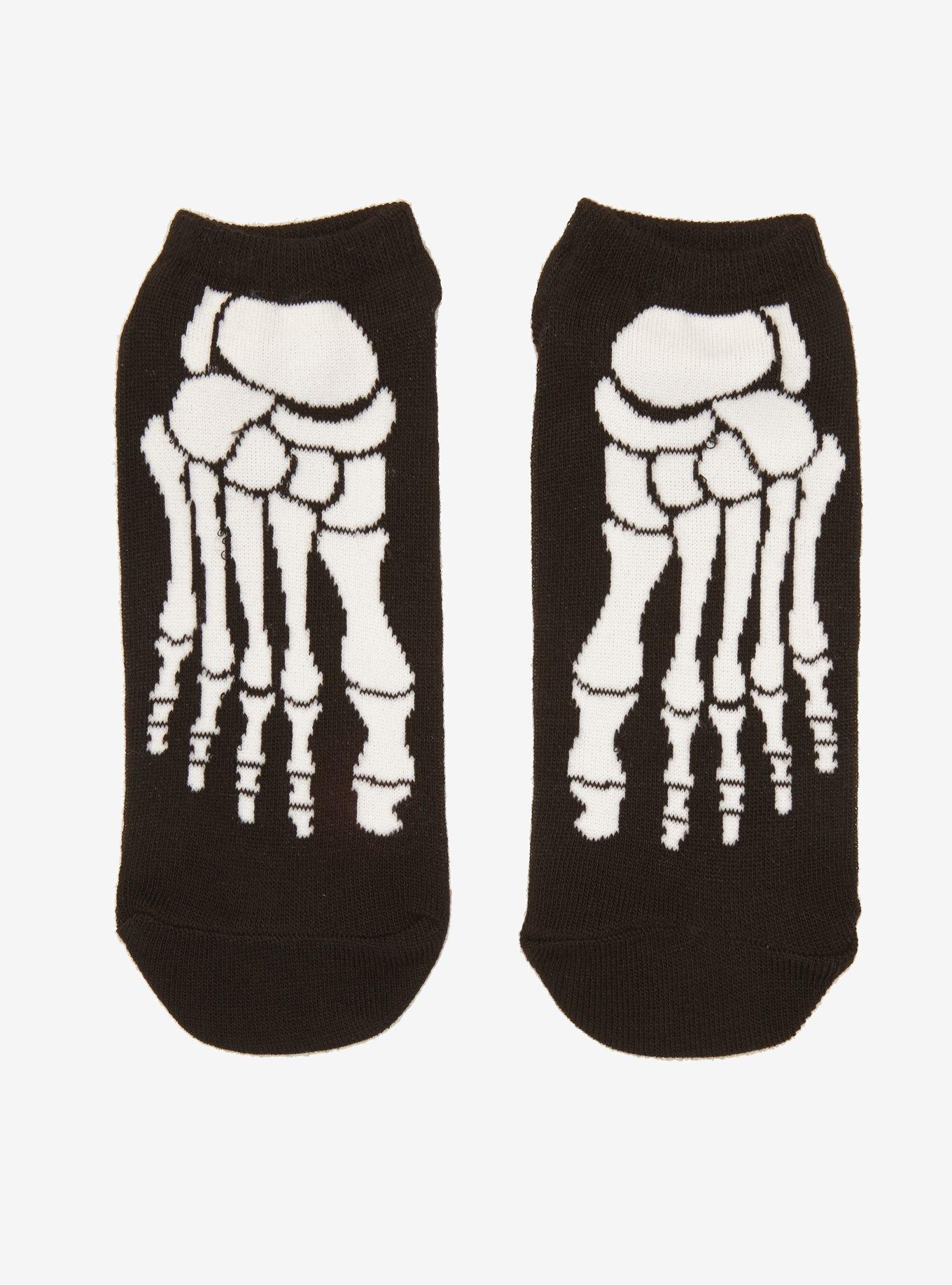 Foot Bones No-Show Socks, , hi-res