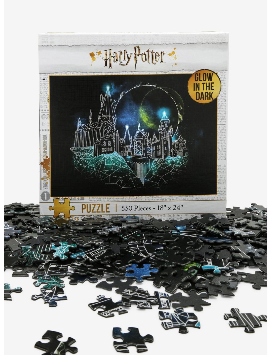 Harry Potter Glow-In-The-Dark Hogwarts Puzzle, , hi-res