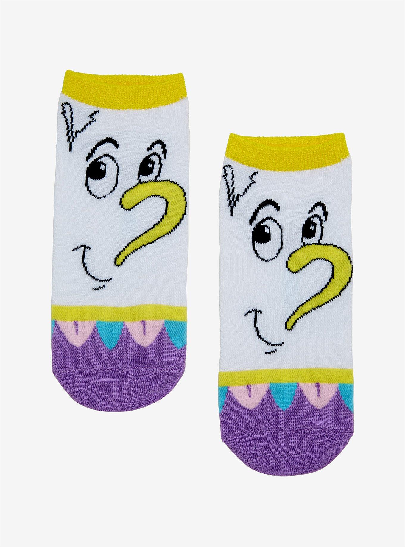 Disney Beauty And The Beast Chip Character No-Show Socks, , hi-res