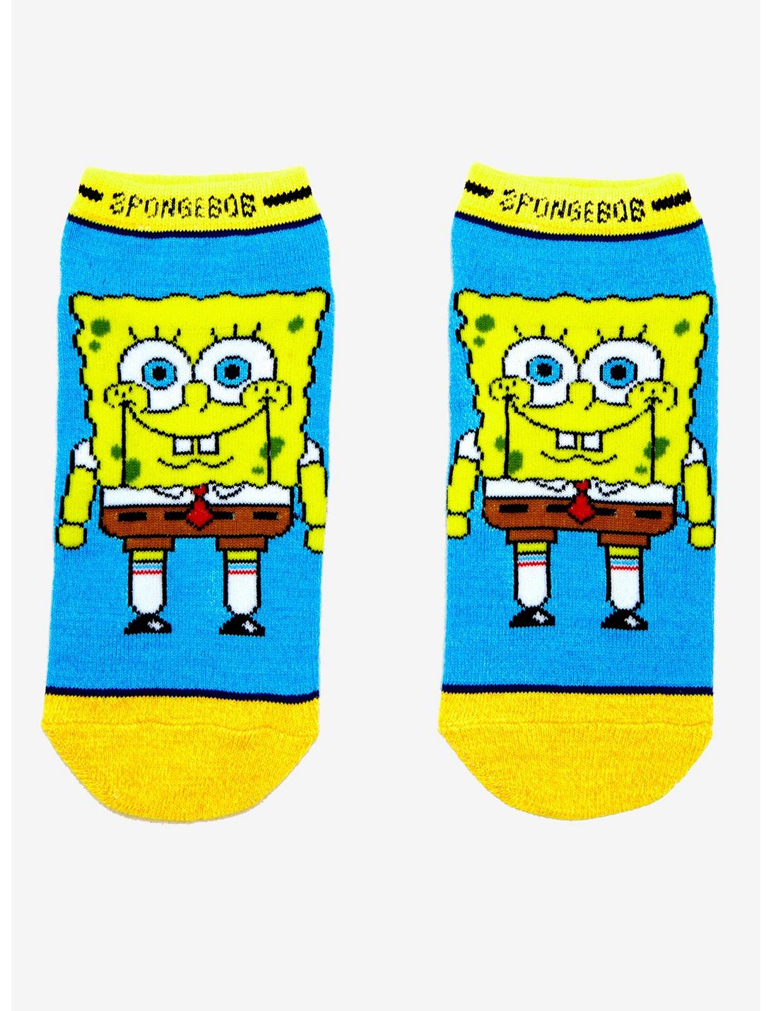SpongeBob SquarePants Puppet No-Show Socks, , hi-res