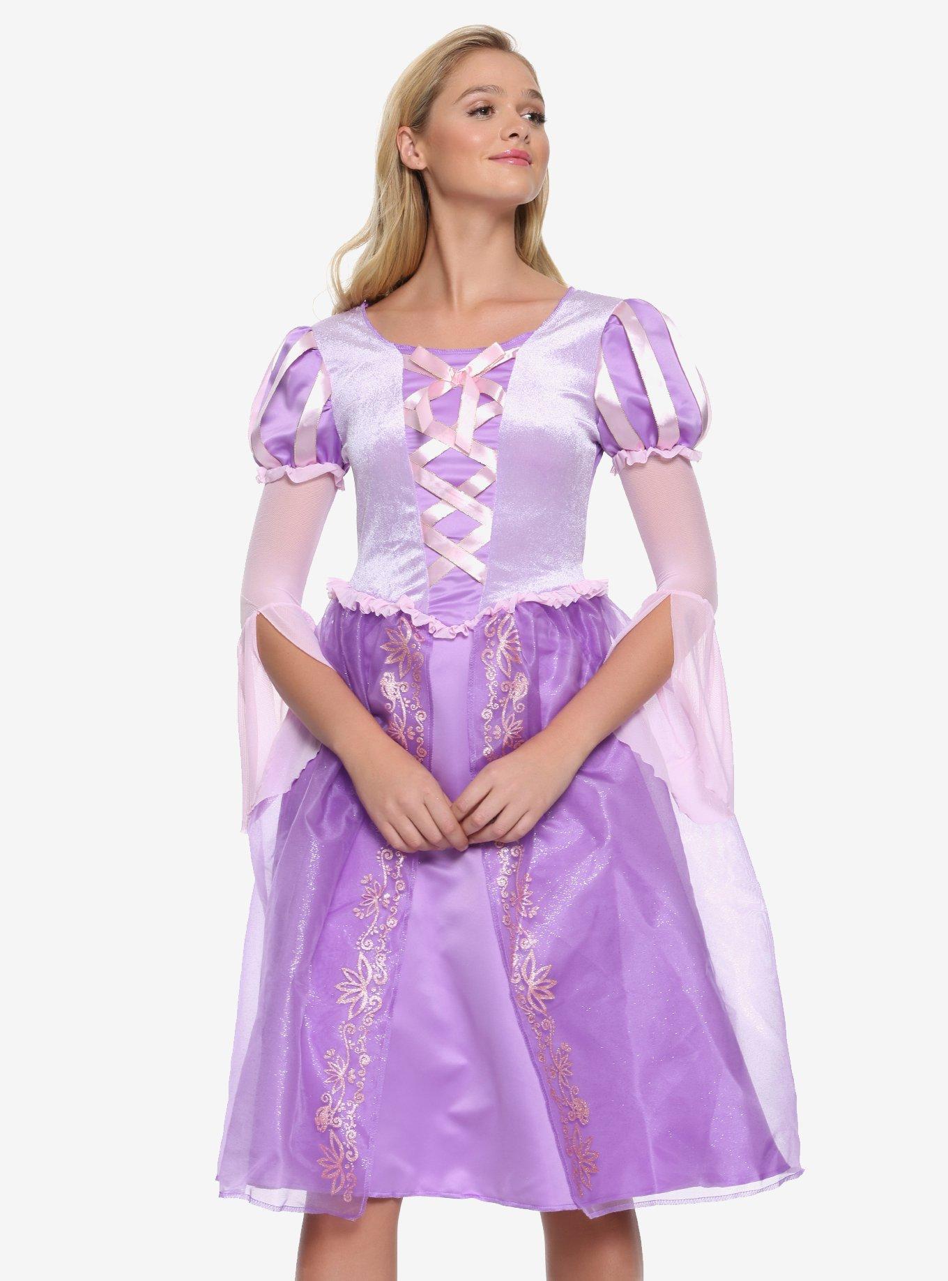 Disney Princess Tangled Rapunzel Deluxe Costume Hot Topic