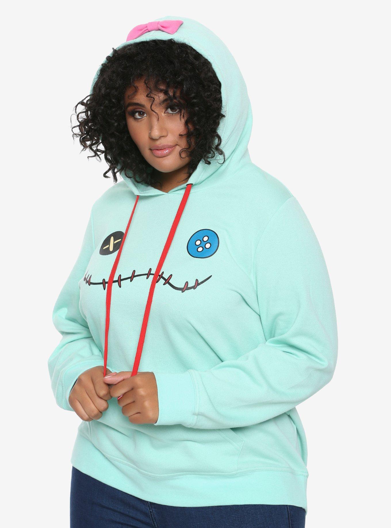 Disney Lilo & Stitch Scrump Girls Hoodie Plus Size, MINT, hi-res