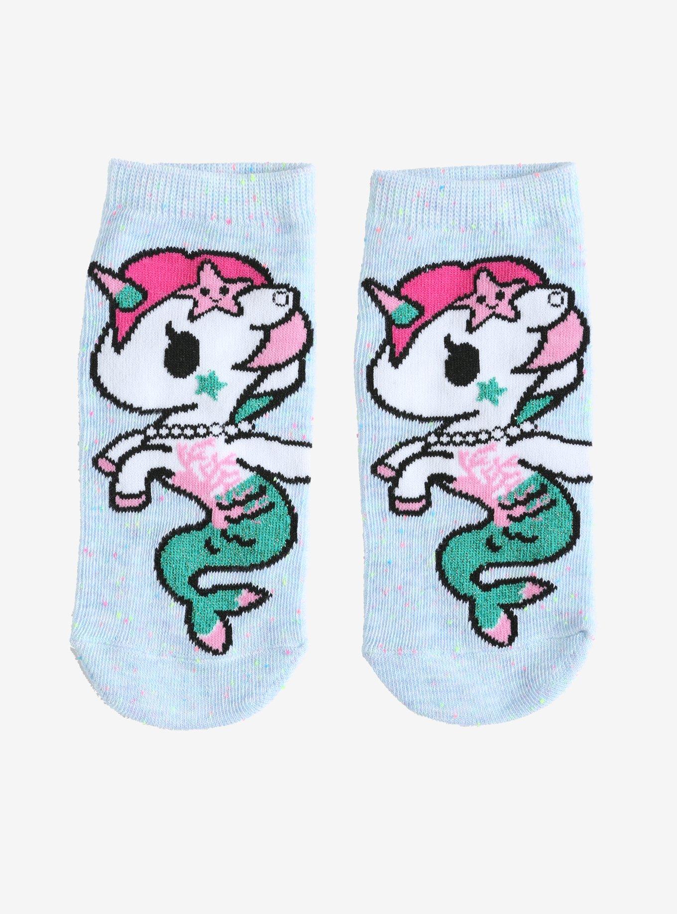 Tokidoki Mermicornio No-Show Socks, , hi-res