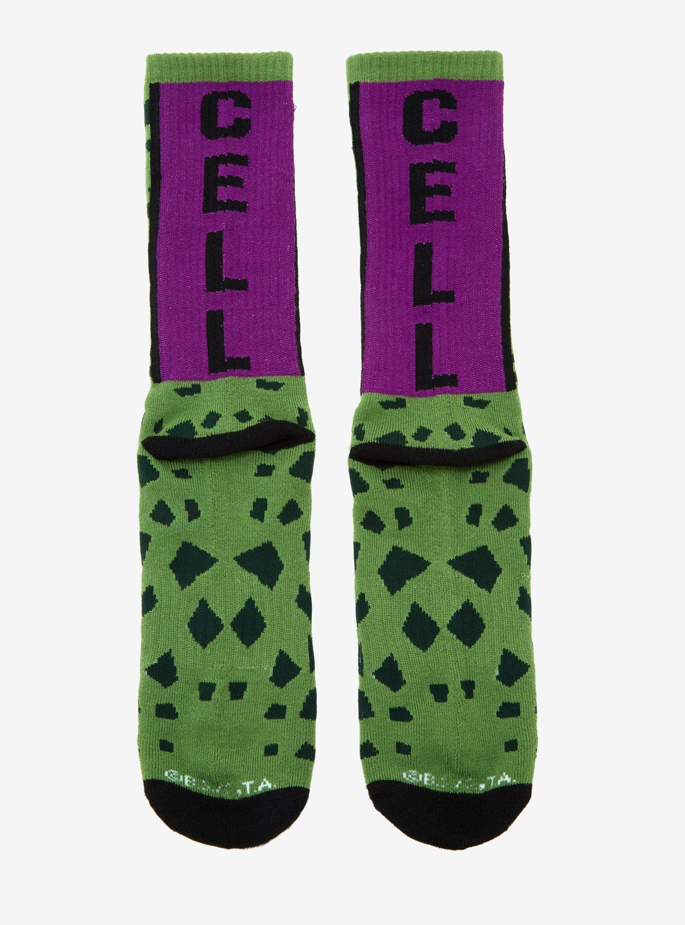 Dragon Ball Z Cell Crew Socks, , hi-res