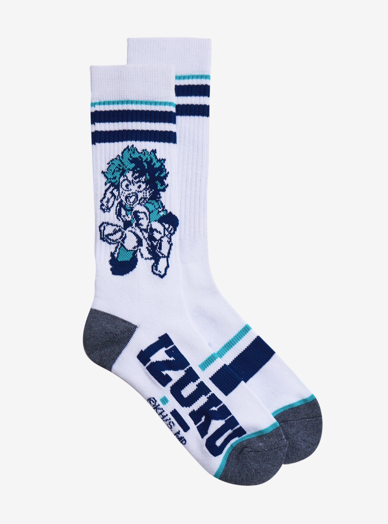 My Hero Academia Izuku Crew Socks, , hi-res