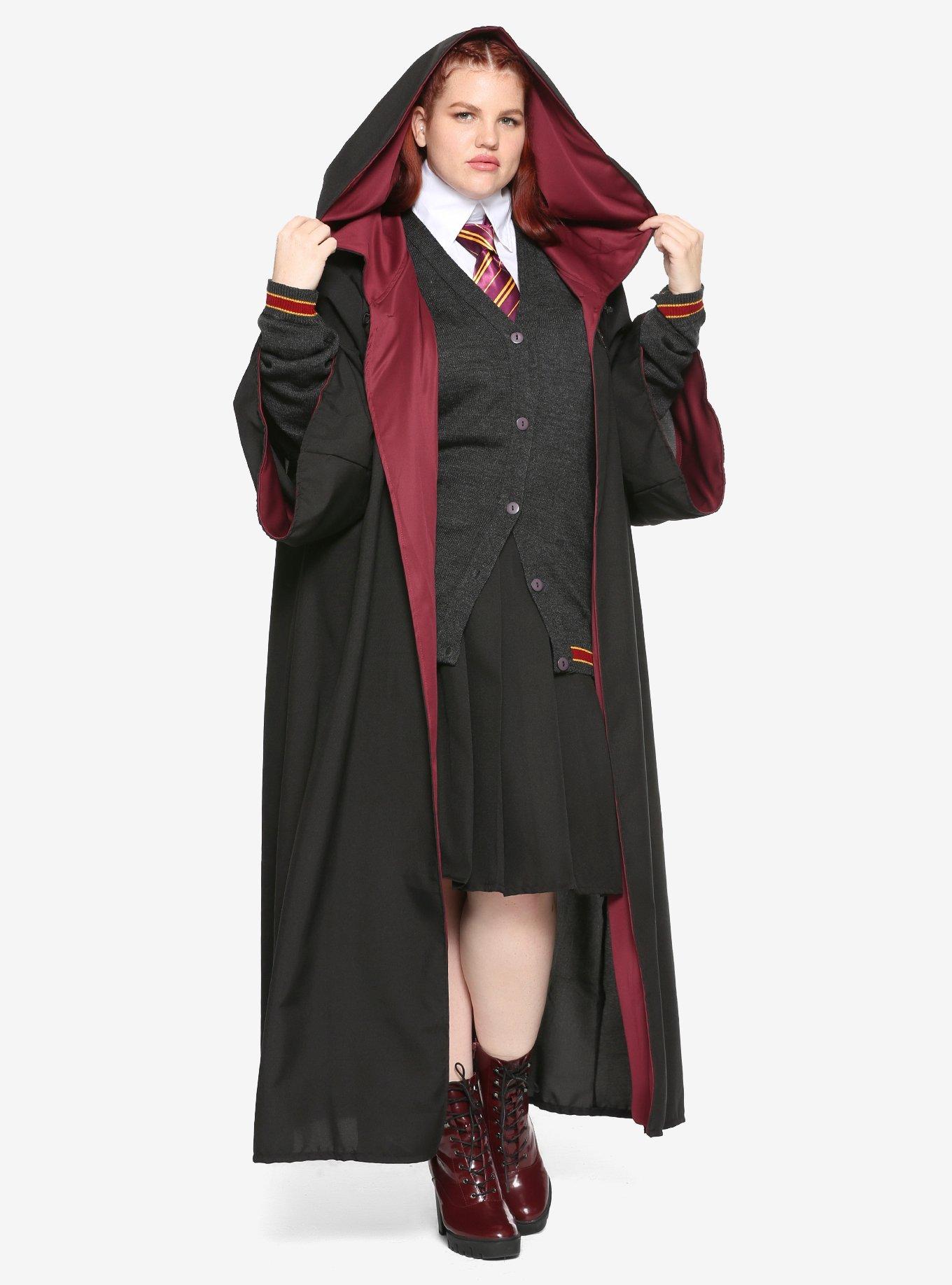 Harry Potter Hermione Gryffindor Deluxe Costume Set Plus Size, MULTI, hi-res