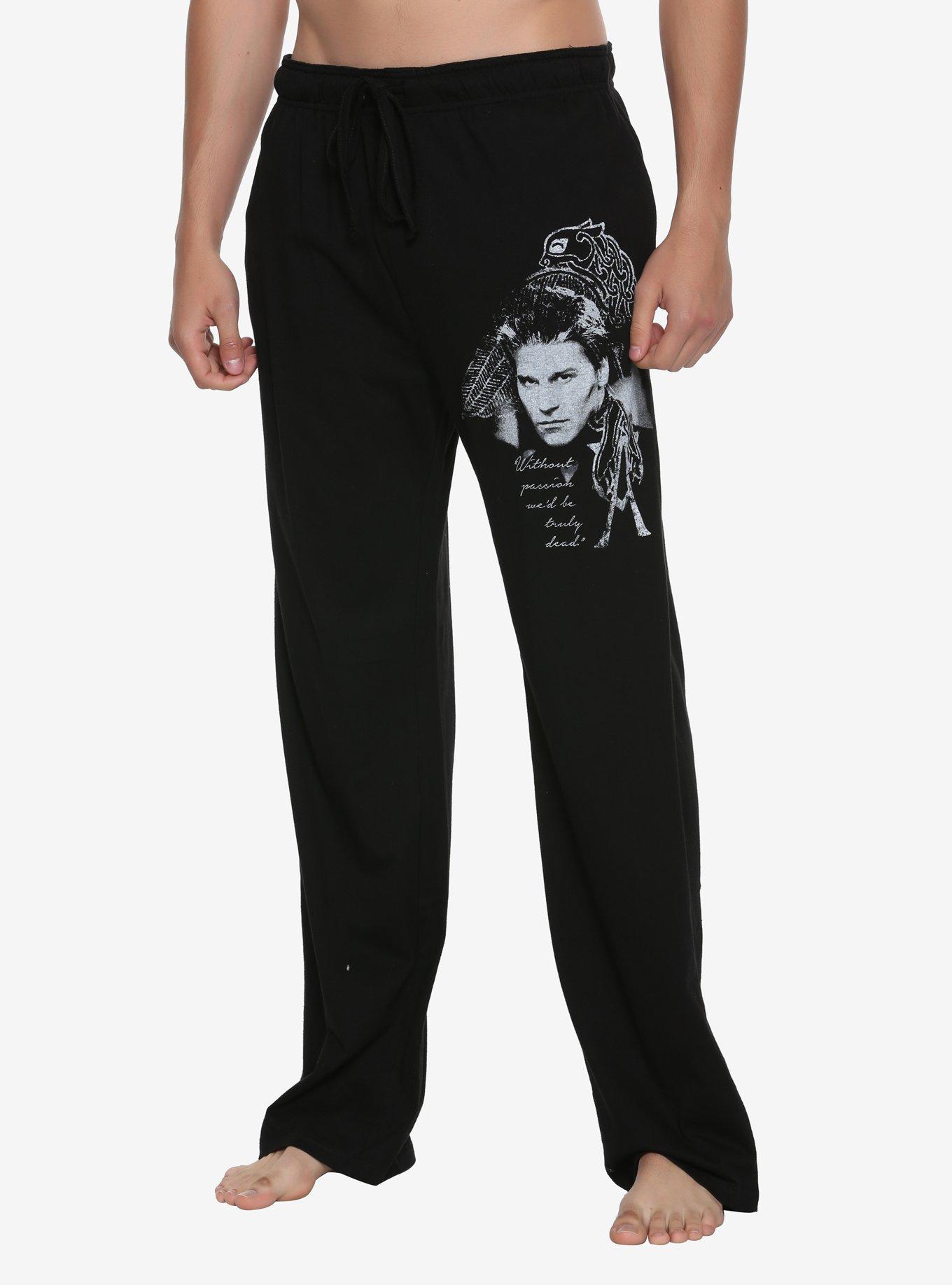 Buffy The Vampire Slayer Angel Quote Pajama Pants, BLACK, hi-res