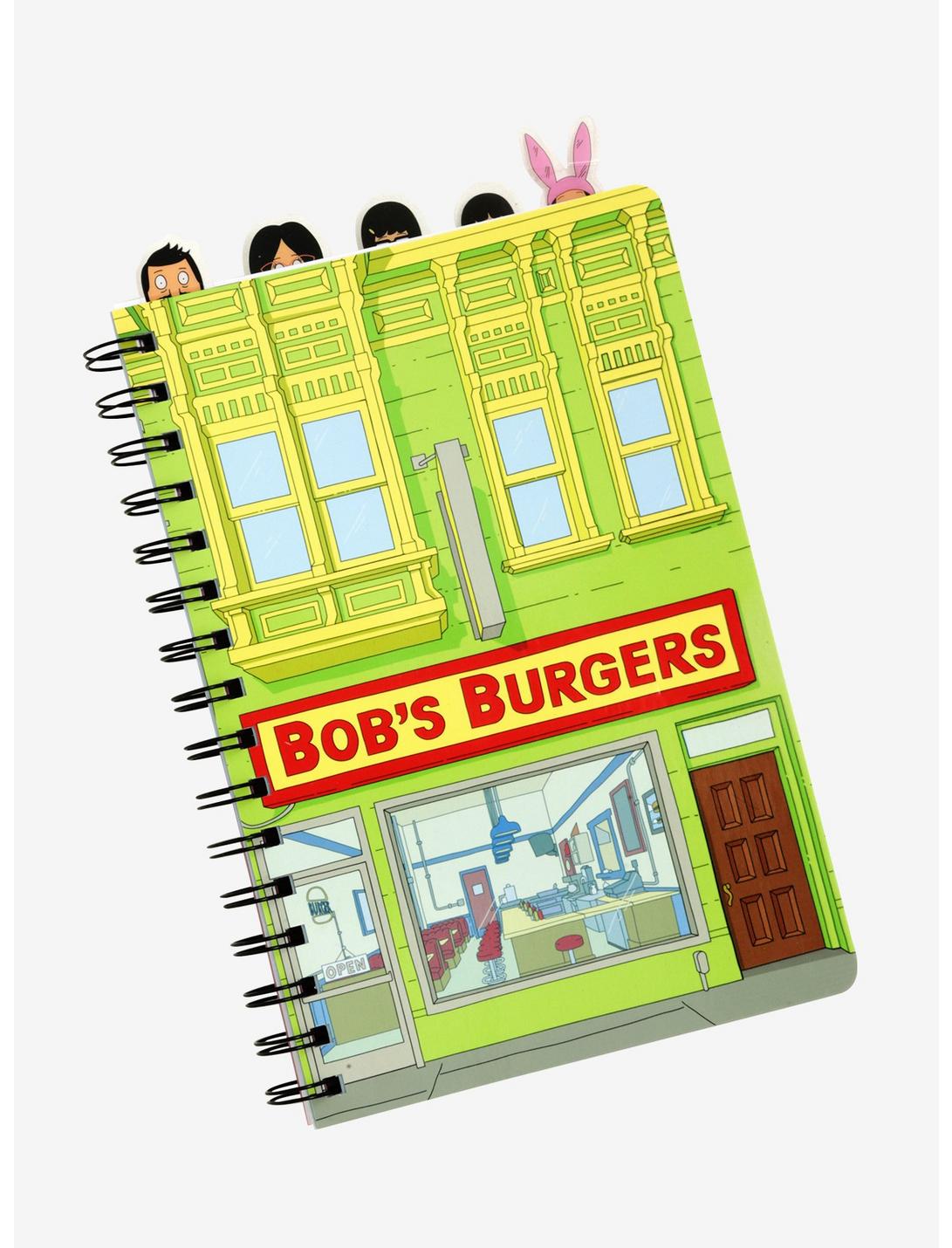 Bob's Burgers Journal With Tabs, , hi-res