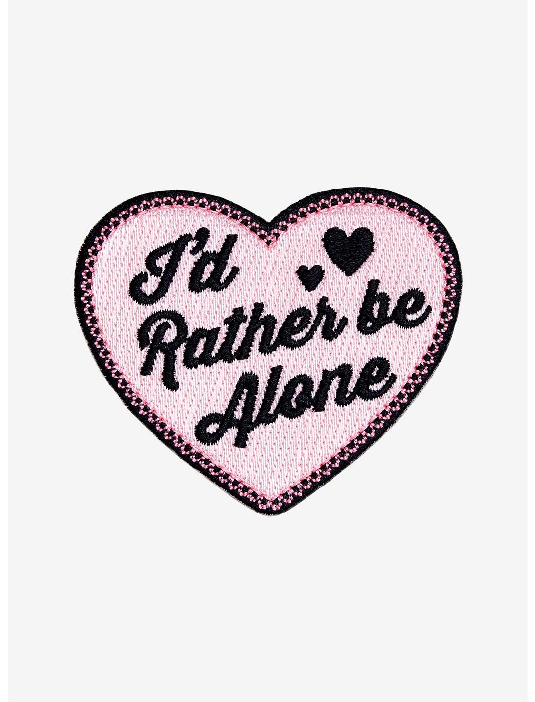 Rather Be Alone Heart Patch, , hi-res