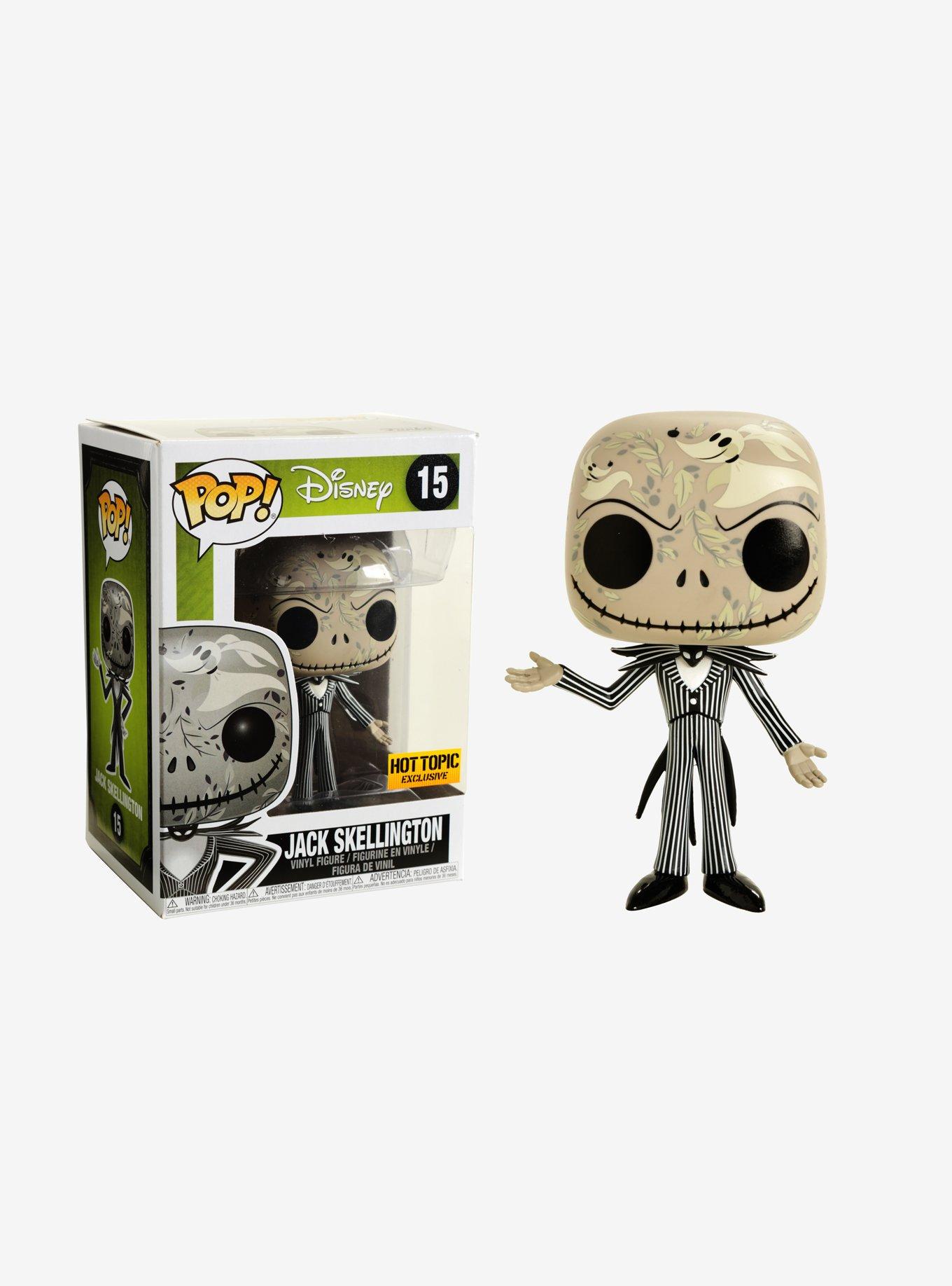 Funko The Nightmare Before Christmas Pop! Jack Skellington Zero Print Vinyl Figure Hot Topic Exclusive, , hi-res