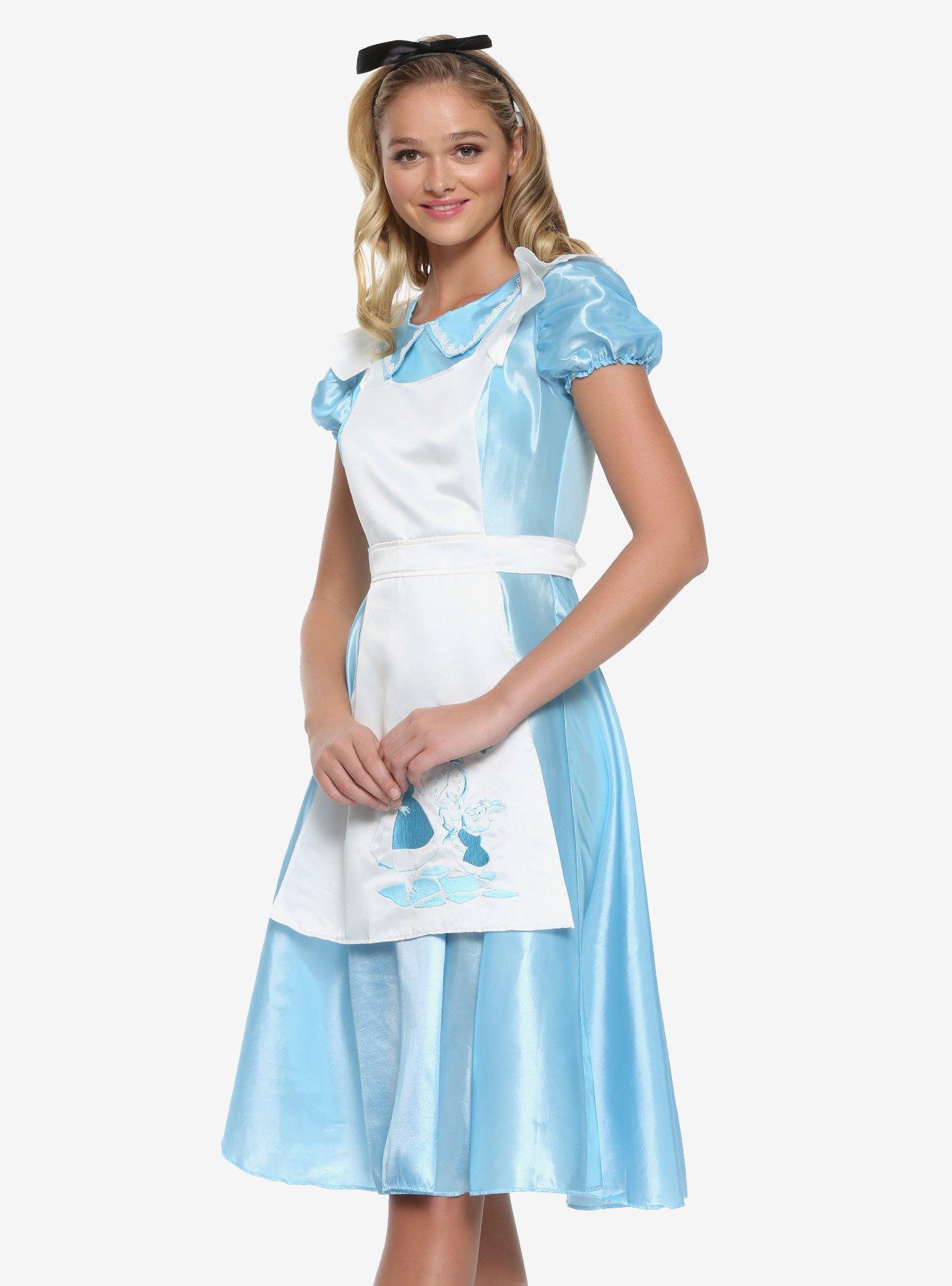 Disney Alice In Wonderland Alice Deluxe Costume, MULTI, hi-res