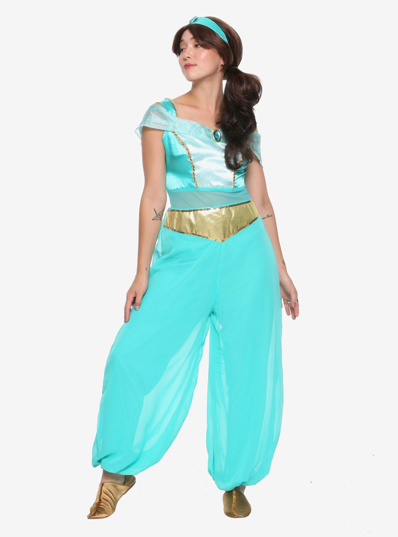 Disney Parks Girls Sparkle Costume Princess Jasmine Aladdin - Happily Shoppe
