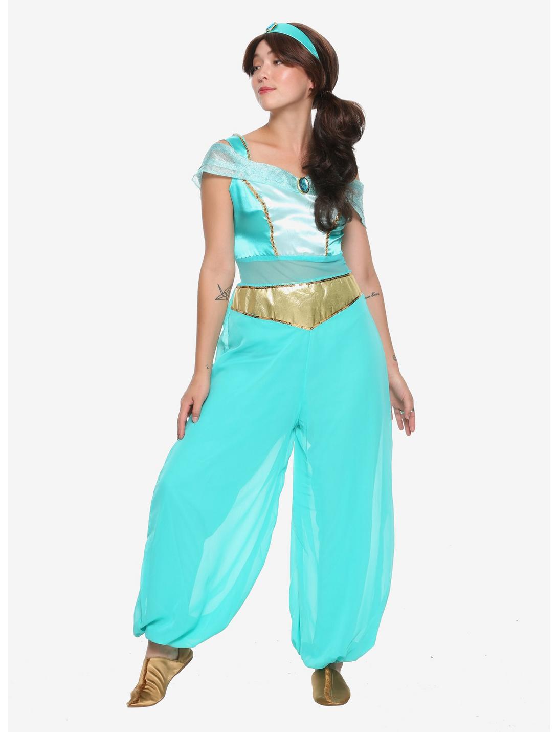 Disney Aladdin Princess Jasmine Deluxe Costume, MULTI, hi-res
