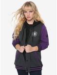 Supernatural Winchester Bros. Purple Girls Varsity Jacket, BLACK, hi-res