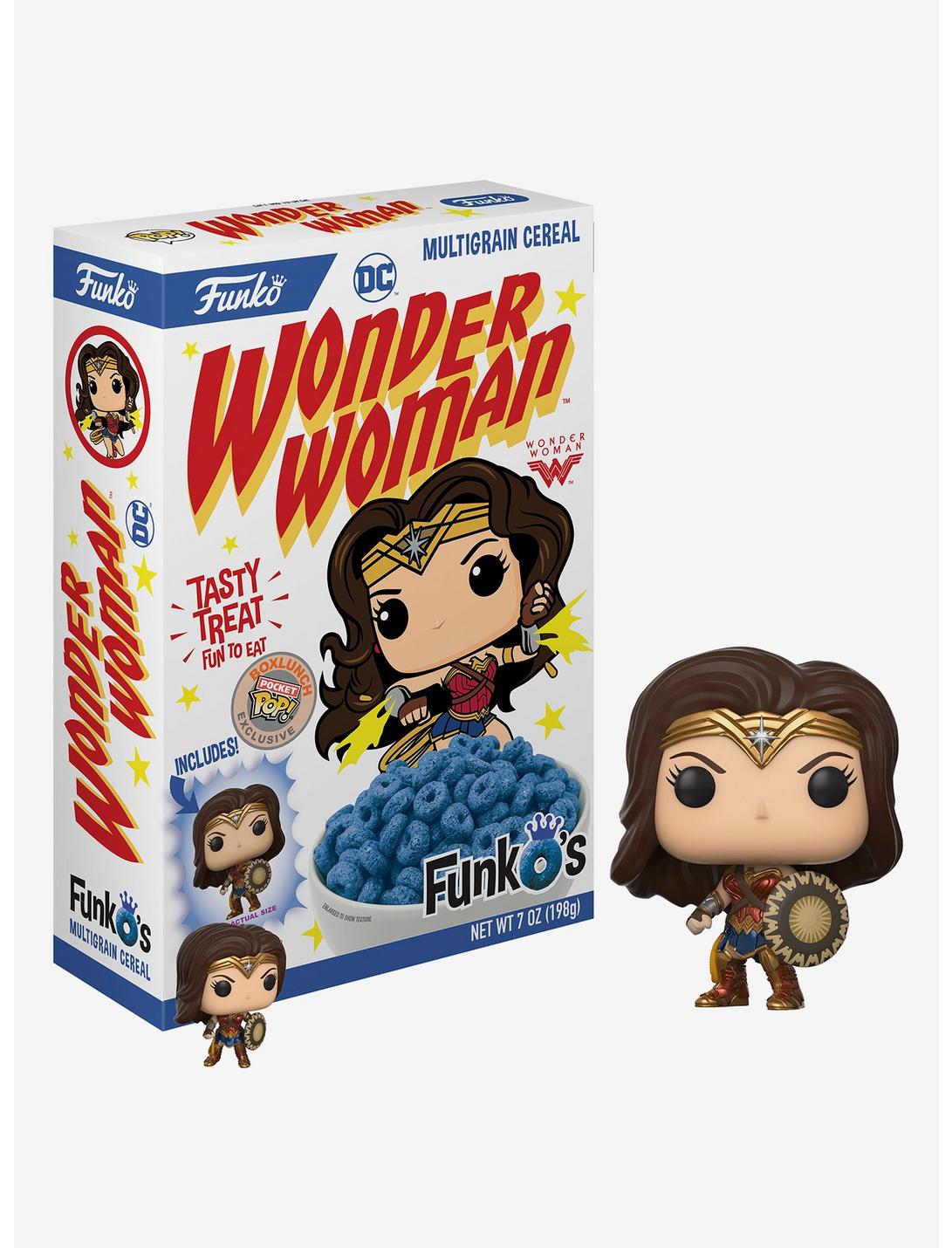 Funko FunkO's Cereal With Pocket Pop!DC Comics Wonder Woman Cereal - BoxLunch Exclusive, , hi-res