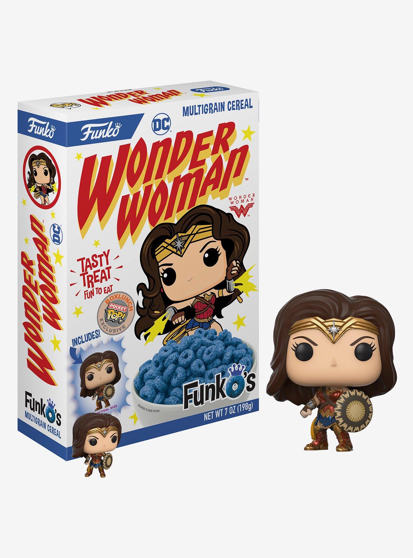 Funko FunkO's Cereal With Pocket Pop!DC Comics Wonder Woman Cereal - BoxLunch Exclusive, , hi-res