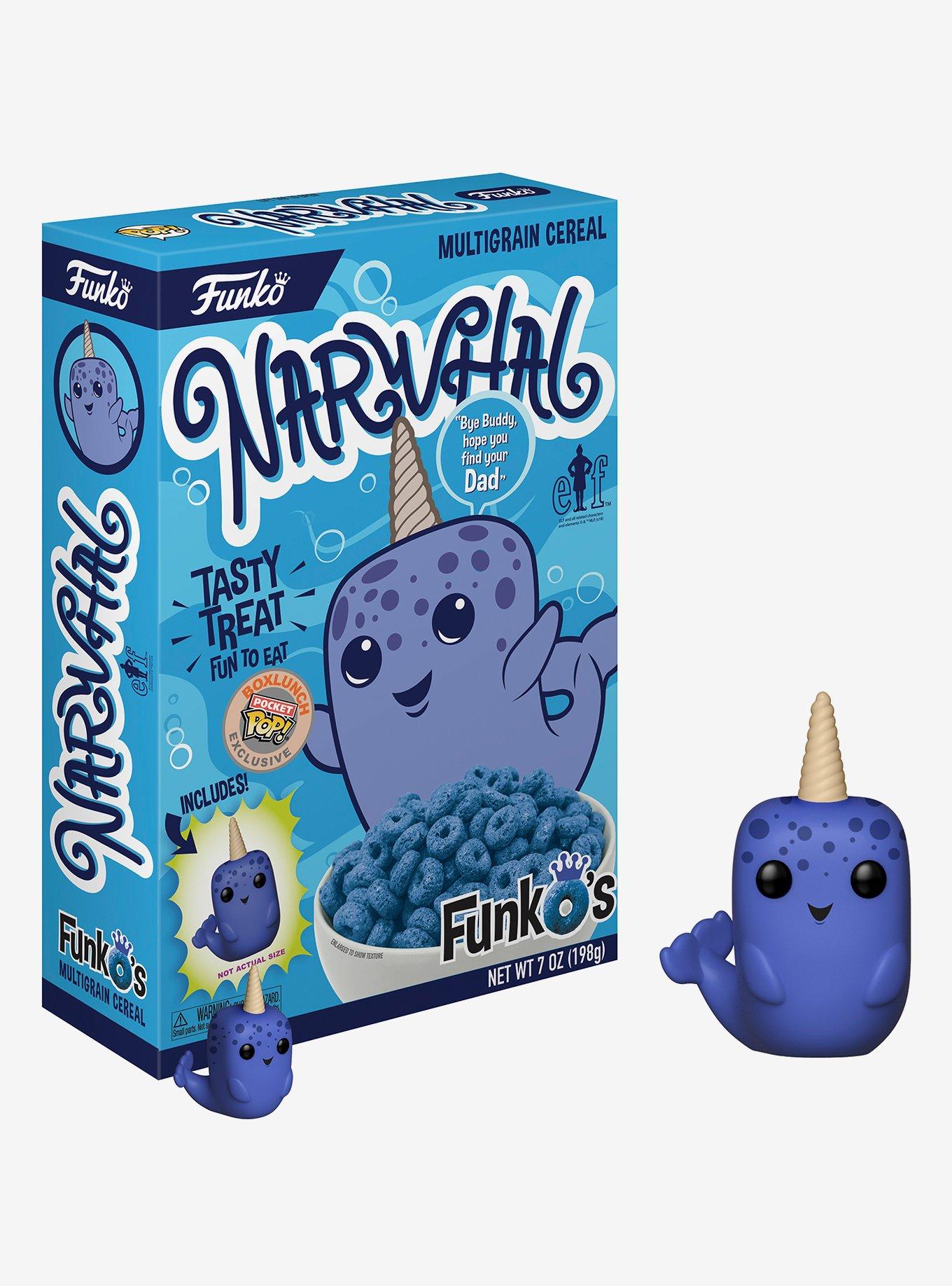 Funko FunkO's Cereal With Pocket Pop! Elf Mr. Narwhal Cereal - BoxLunch Exclusive, , hi-res