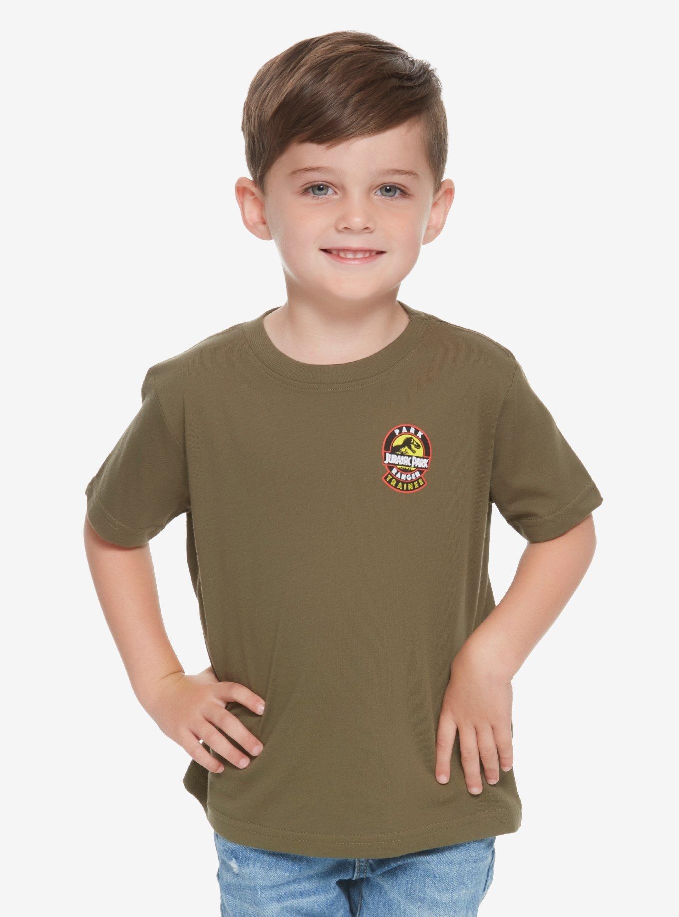 Jurassic Park Ranger Toddler Tee - BoxLunch Exclusive, OLIVE, hi-res
