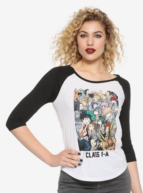 My Hero Academia Group Image Girls Raglan | Hot Topic