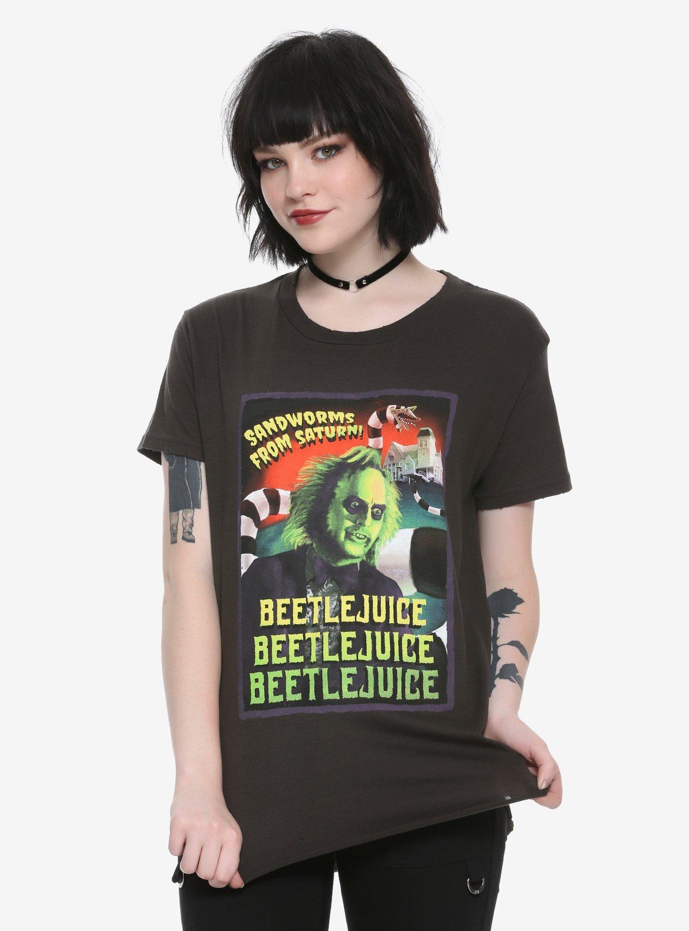 Beetlejuice Sandworms From Saturn Girls T-Shirt, MULTI, hi-res