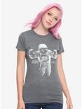 Avenged Sevenfold Skeleton Astronaut Girls T-Shirt, GREY, hi-res