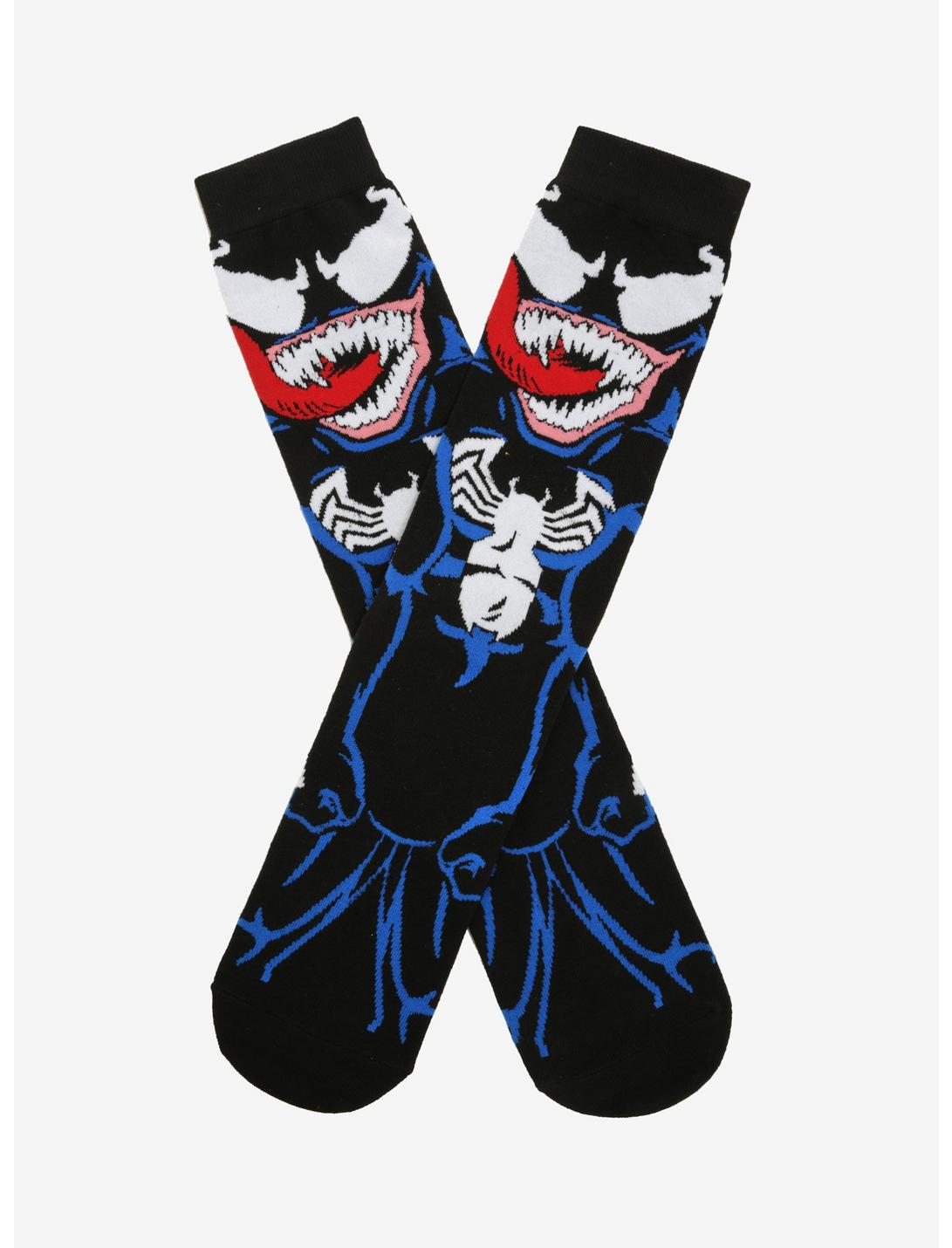 Marvel Venom Character Crew Socks, , hi-res