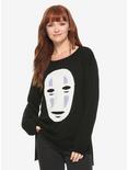 Her Universe Studio Ghibli Spirited Away No-Face Girls Intarsia Sweater, BLACK, hi-res