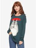 Her Universe Studio Ghibli My Neighbor Totoro Intarsia Totoro Girls Sweater, TEAL, hi-res