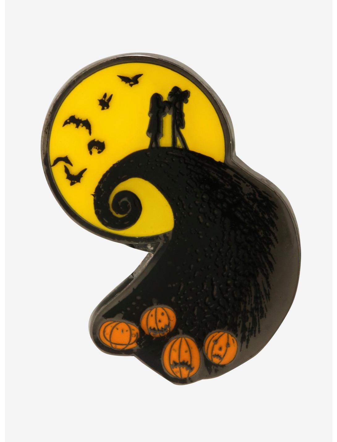 The Nightmare Before Christmas Spiral Hill Enamel Pin - BoxLunch Exclusive, , hi-res