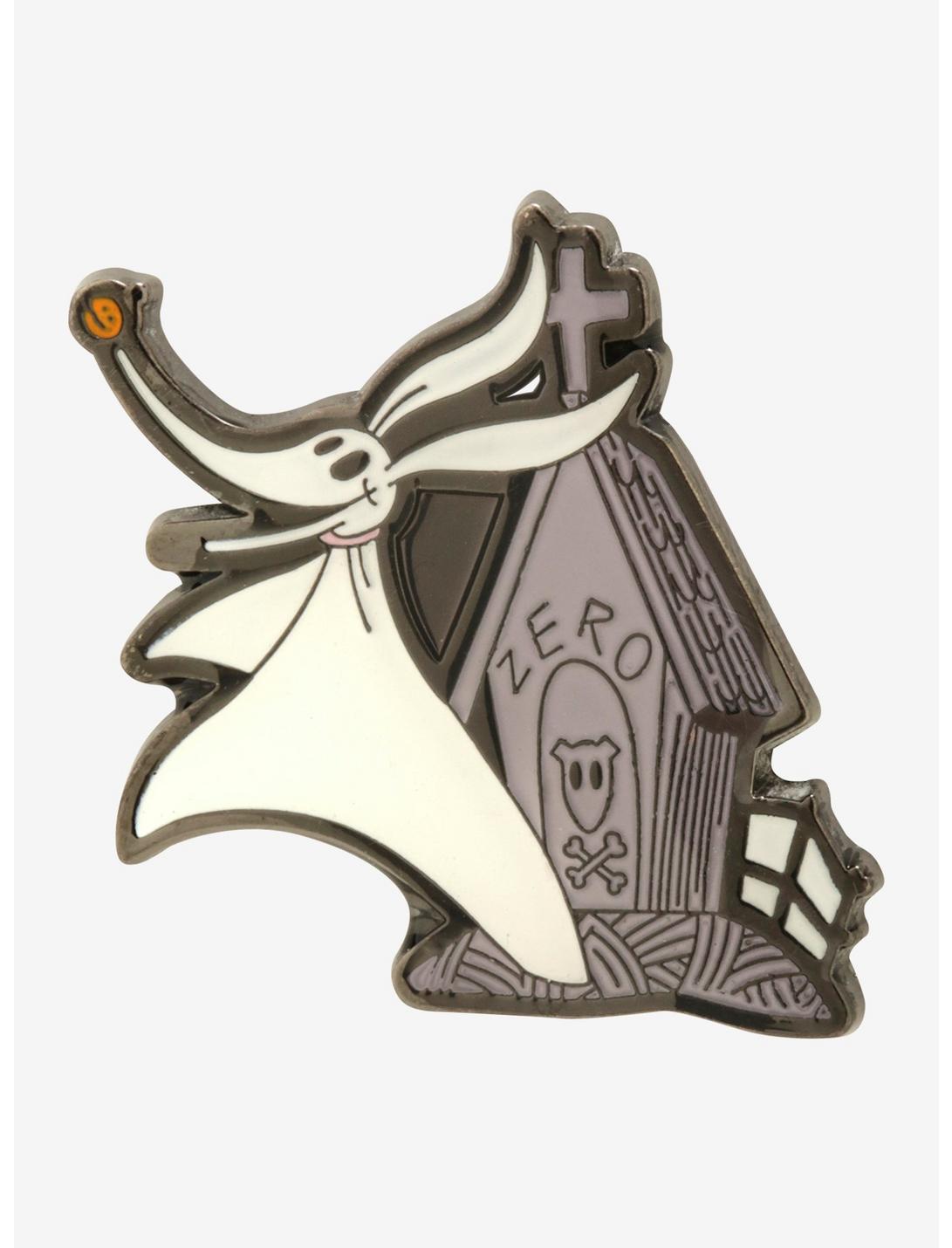 The Nightmare Before Christmas Zero Dog House Enamel Pin - BoxLunch Exclusive, , hi-res