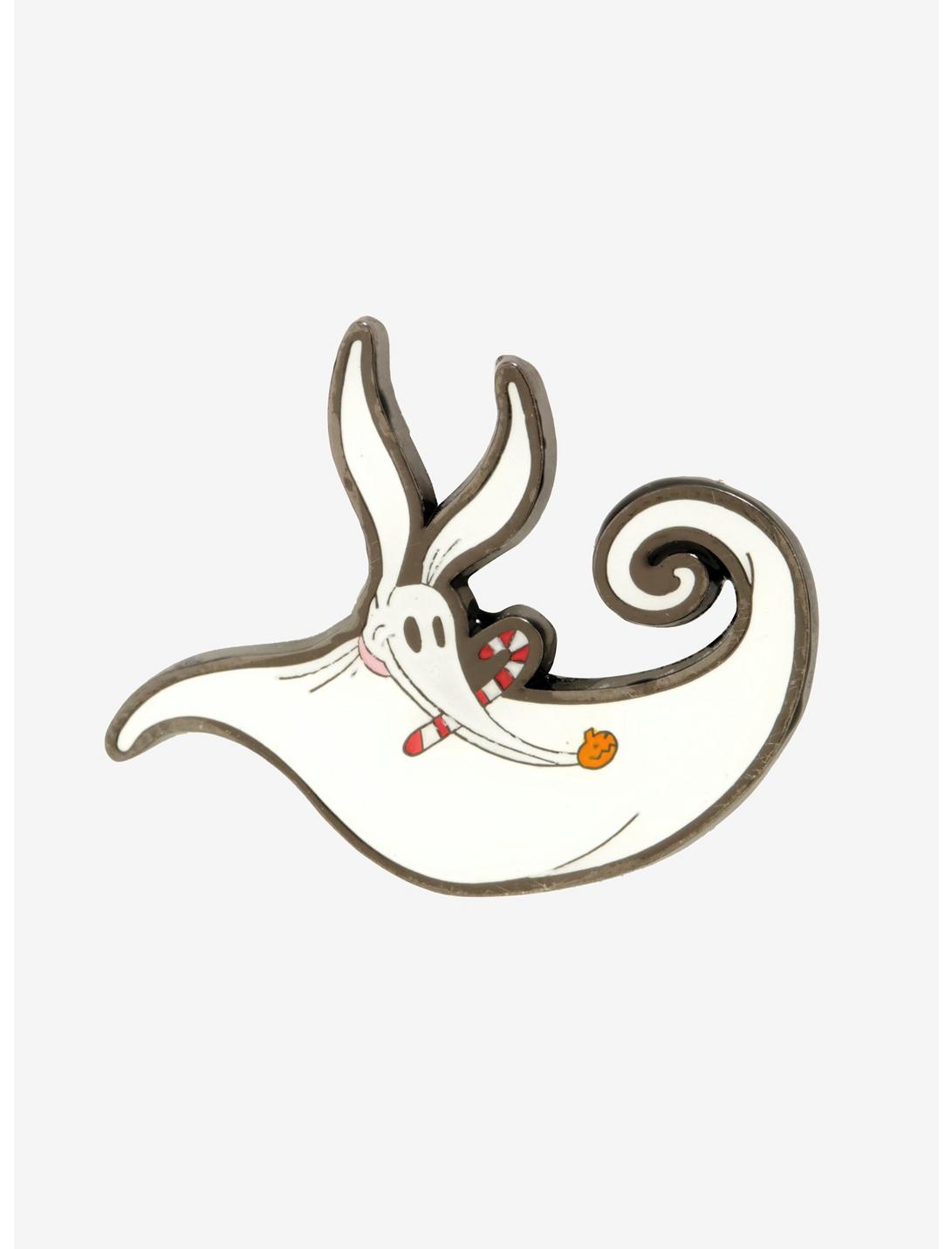 The Nightmare Before Christmas Zero Candy Cane Enamel Pin - BoxLunch Exclusive, , hi-res