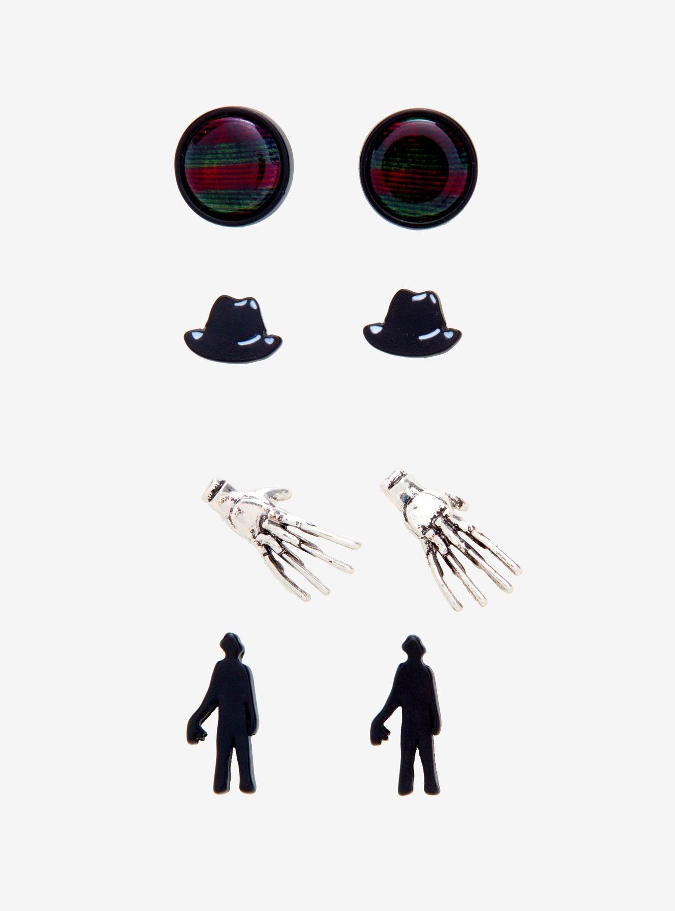 A Nightmare On Elm Street Freddy Krueger Earring Set, , hi-res