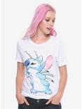 Disney Lilo & Stitch Blow Kiss Girls T-Shirt, MULTICOLOR, hi-res